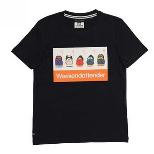Weekend Offender Childrens/Kids Trainer Spotting T-Shirt / Navy